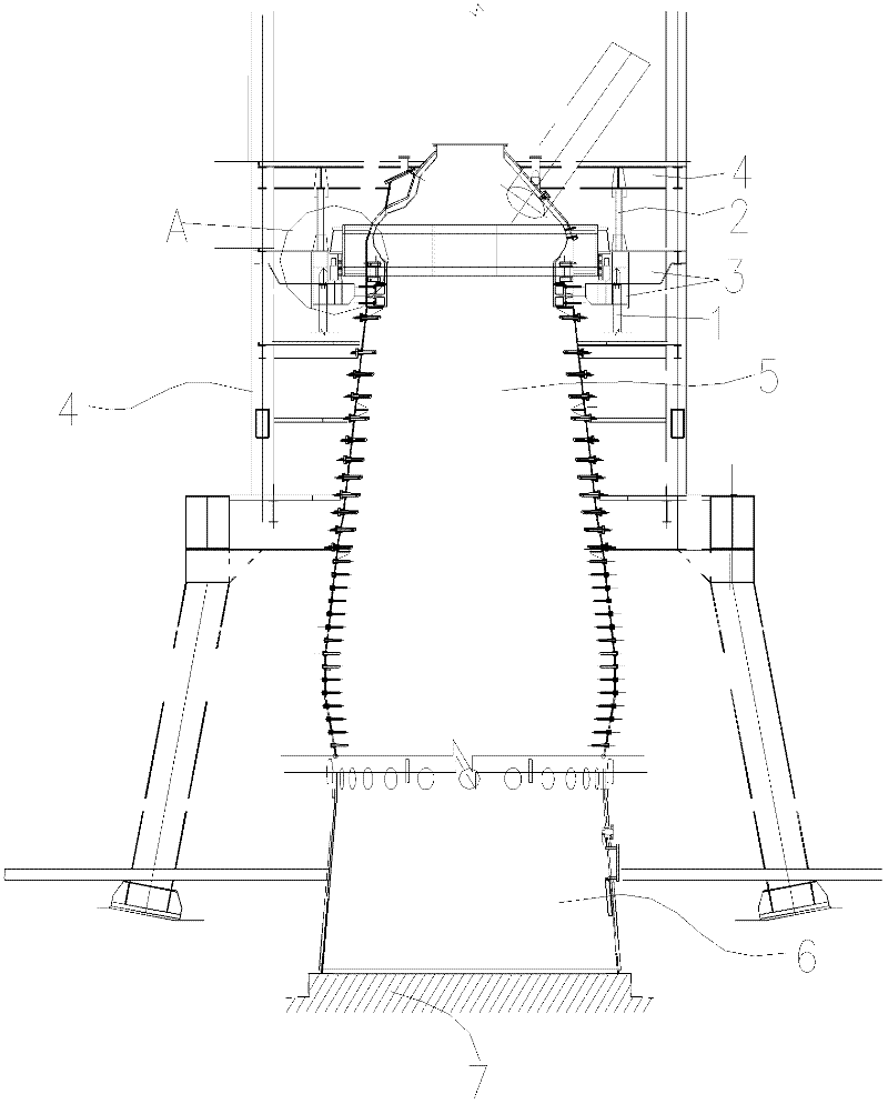 Method for correcting and resetting blast furnace body