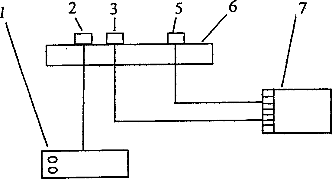 Heat pulse time difference type flow detection method