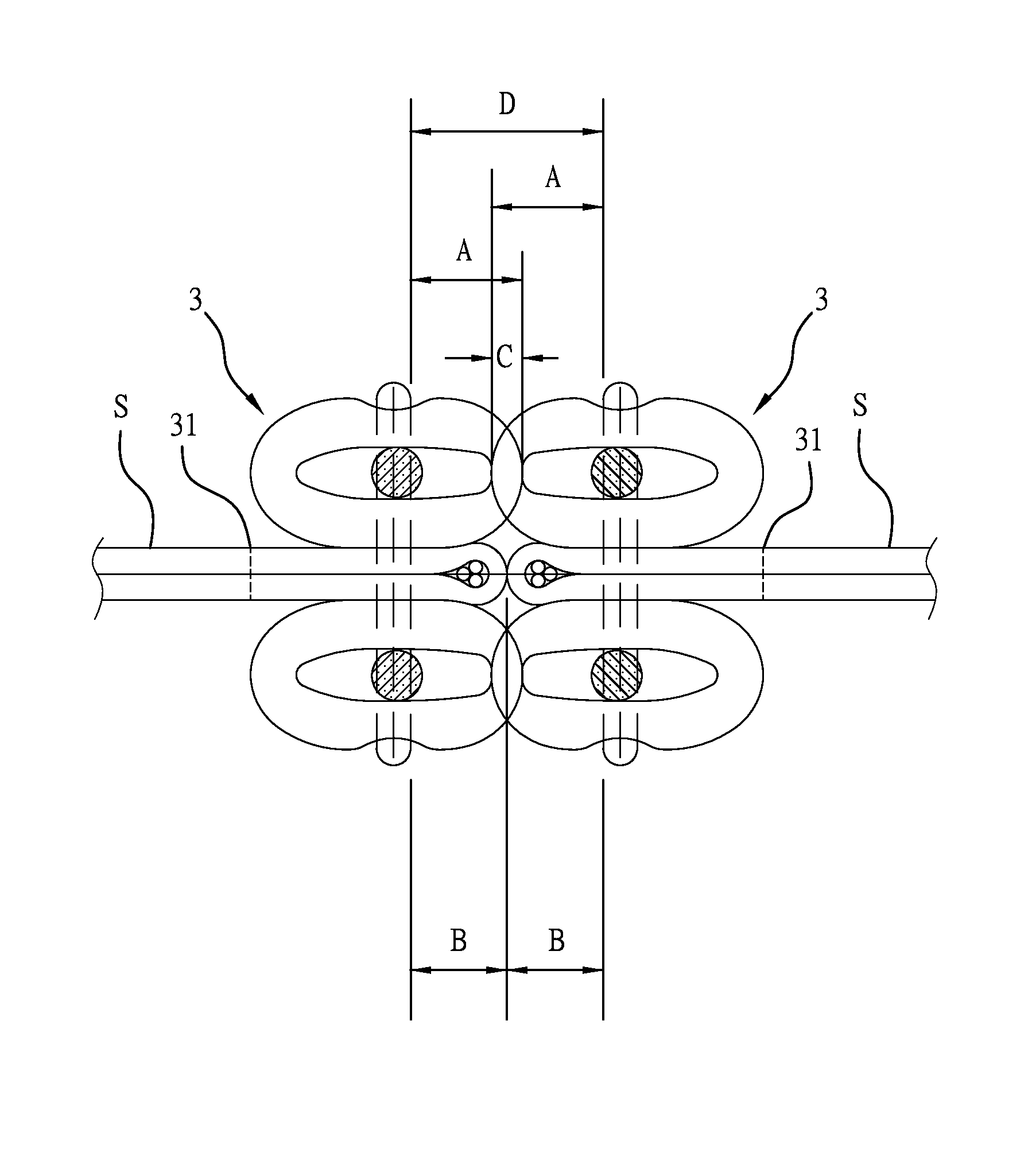 Waterproof, anti-split, high transverse tensile strength double-layer zipper and its fabrication method