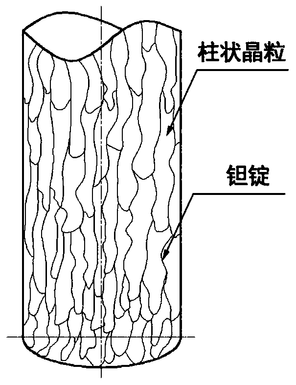 Tantalum target material with preferred orientation, preparation method of tantalum target material and torsion device