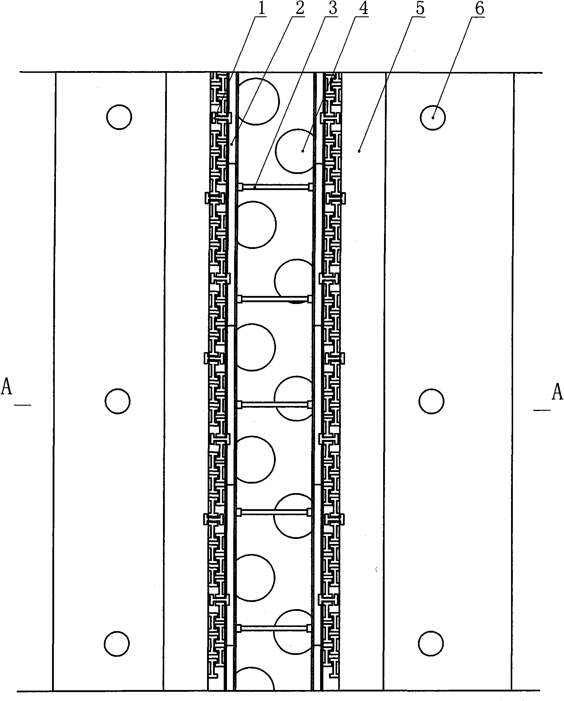 Forming method of large shallow foundation pit with soft soil foundation