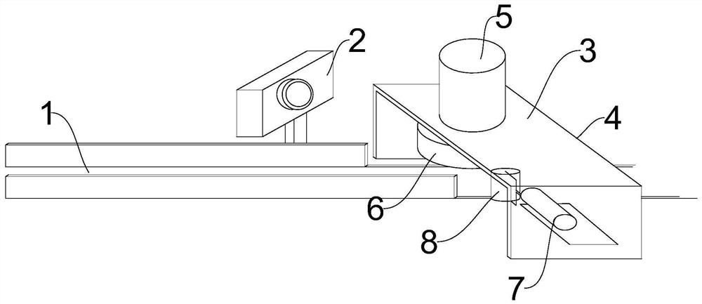 Code reading device for columnar product