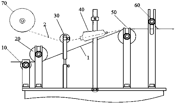 Sensing optical fiber and current-carrying conductor integrated combined wire and preparation process thereof