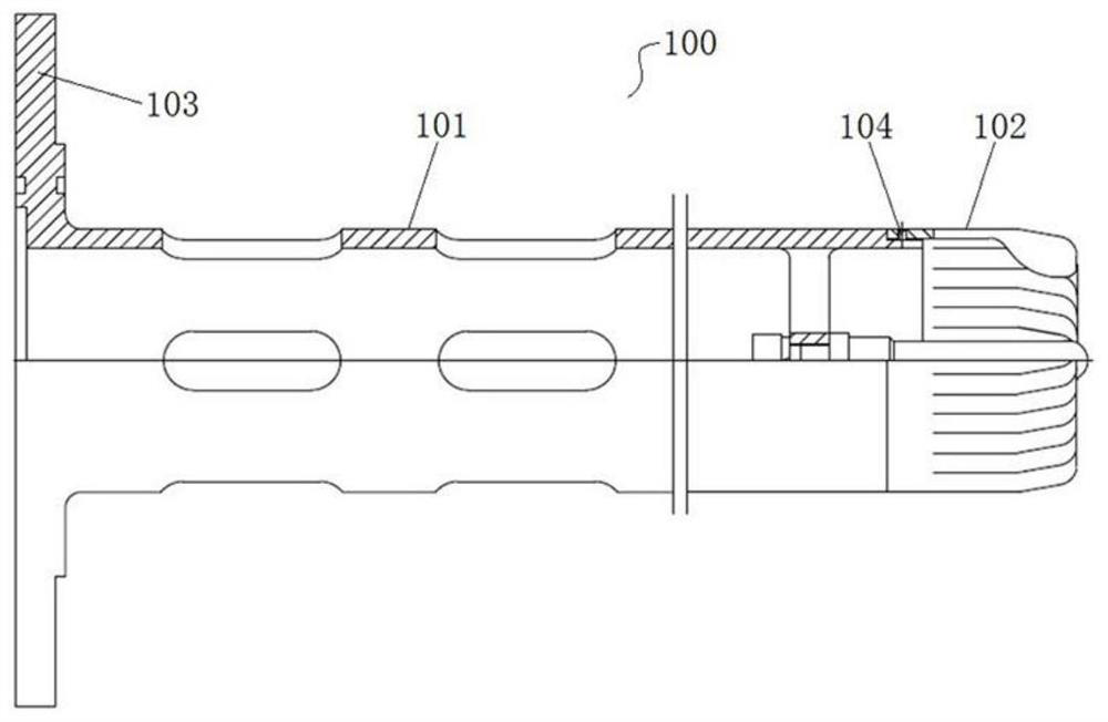 Special tool for assembling circuit breaker contact