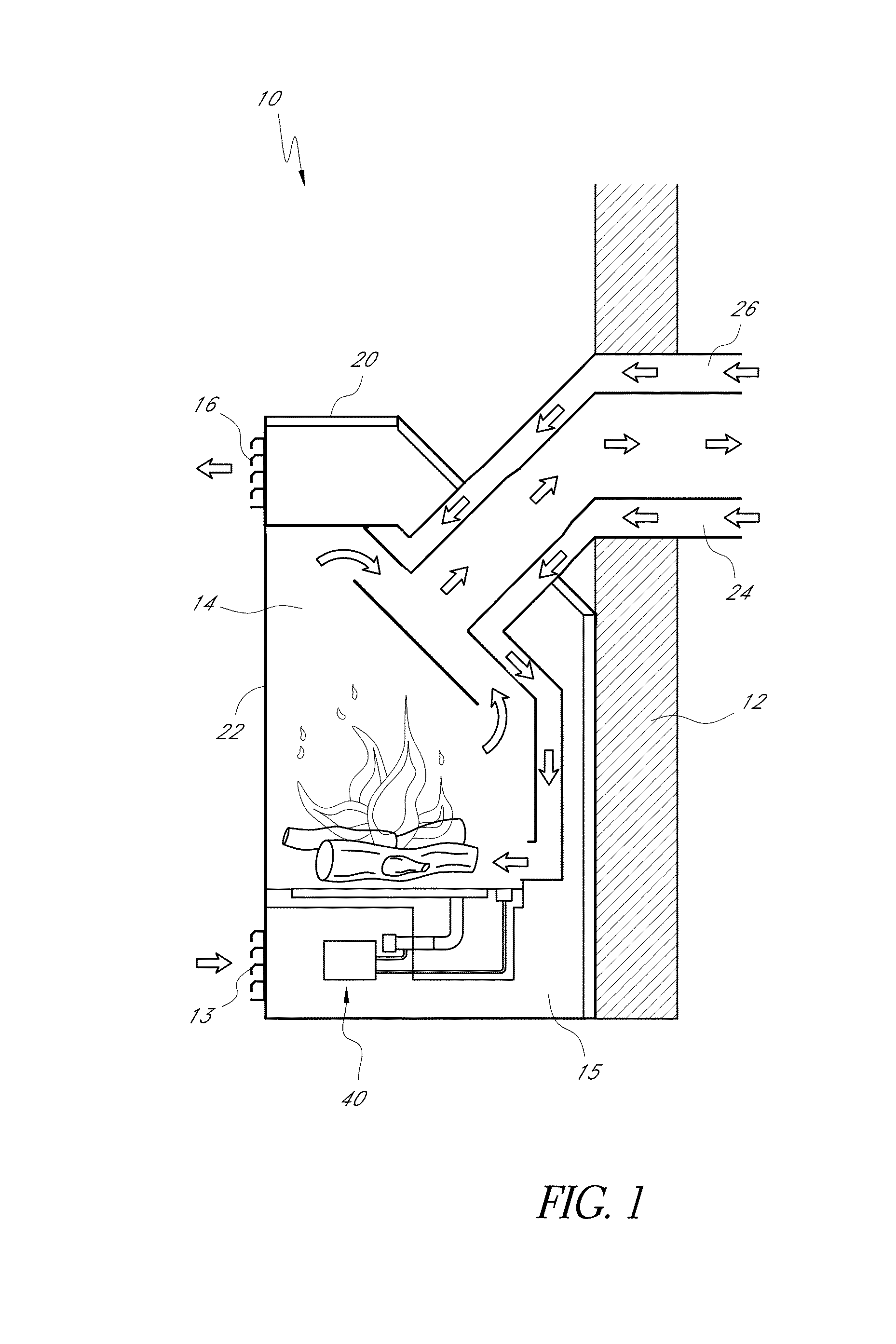 Heating apparatus with fan