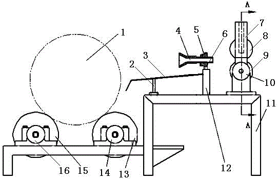 A winding mechanism of a pinecone machine