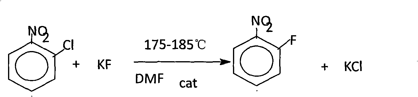 Production process of o-fluoronitrobenzene