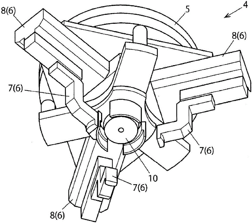 End effector, industrial robot, and method for operating same