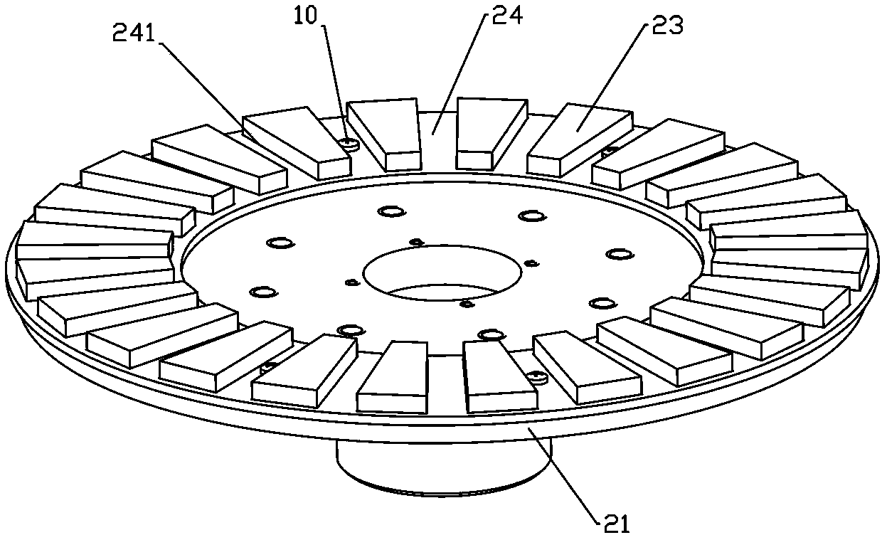 Magnetic steel panel structure used for wind power generation system under extreme condition