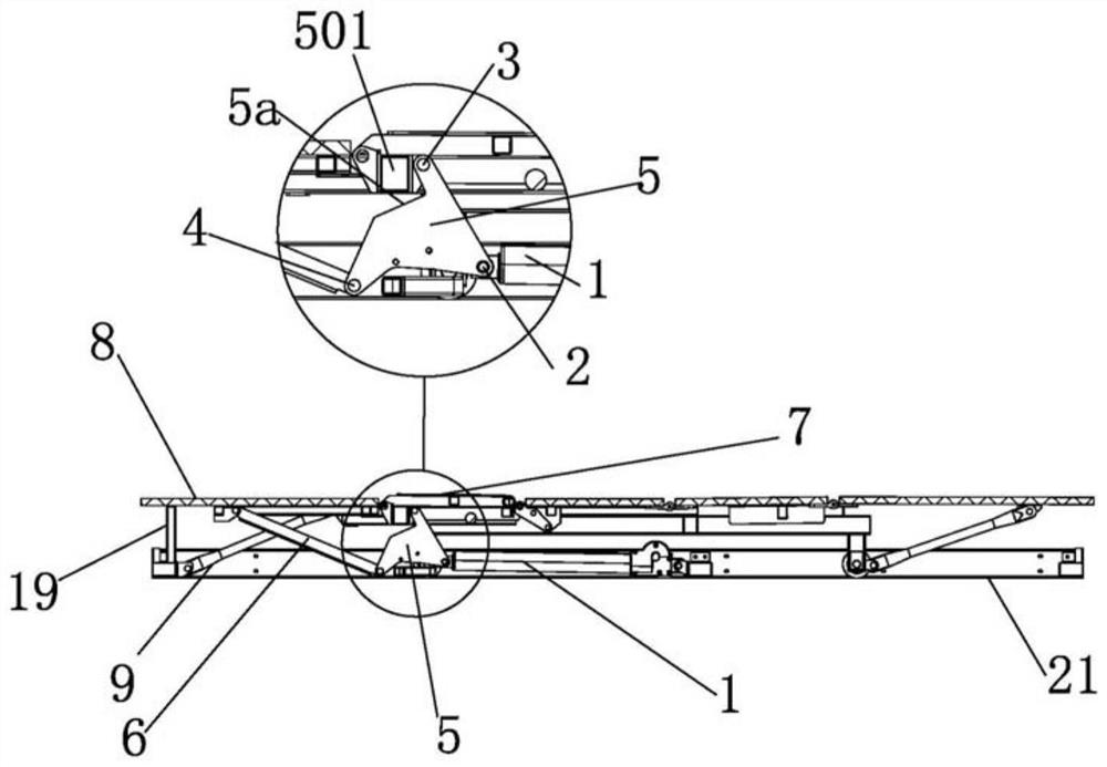 Bed device capable of automatically moving