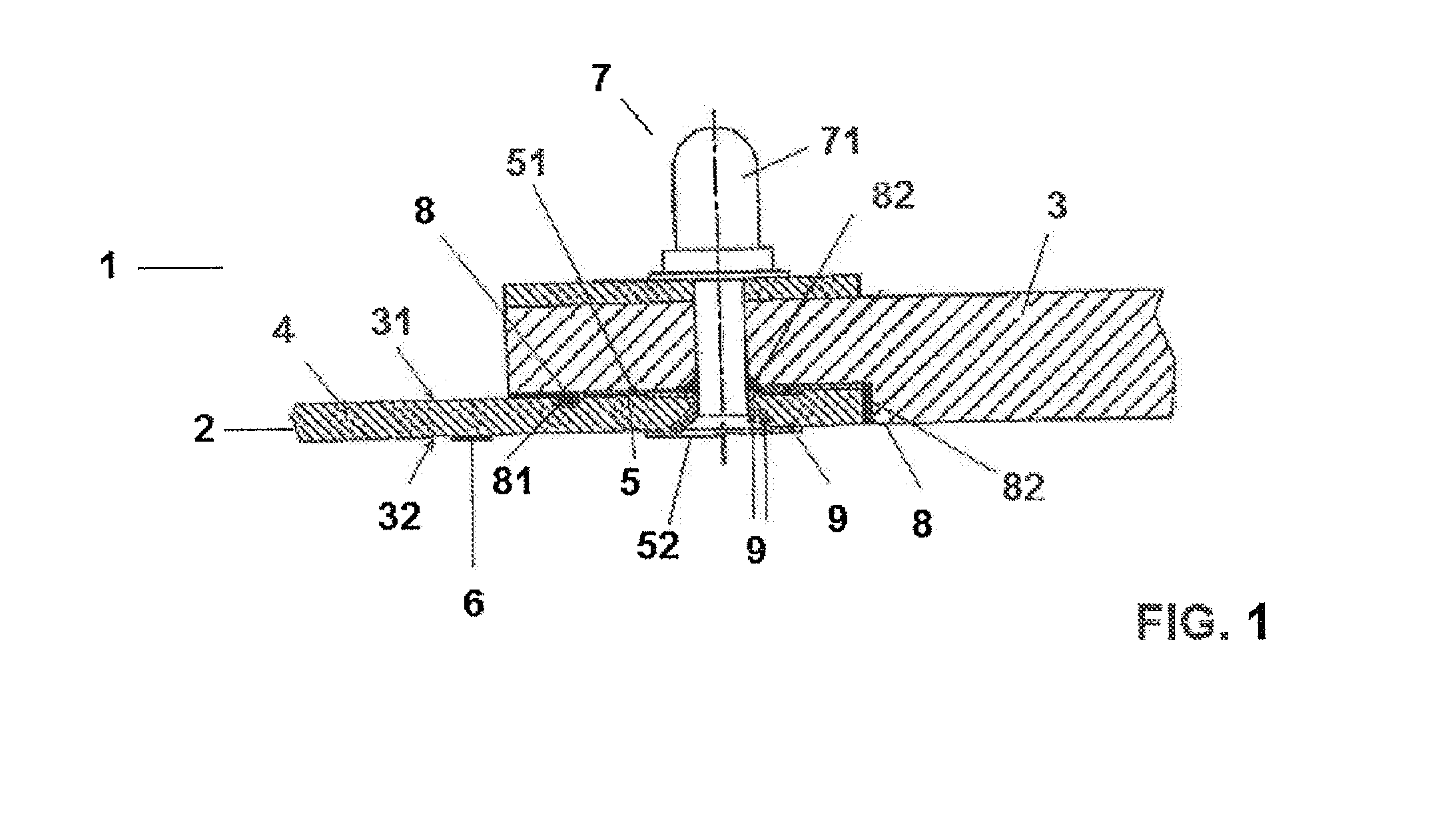 Device for installing conducting components in structures