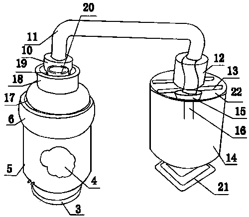 Insecticide filtering device