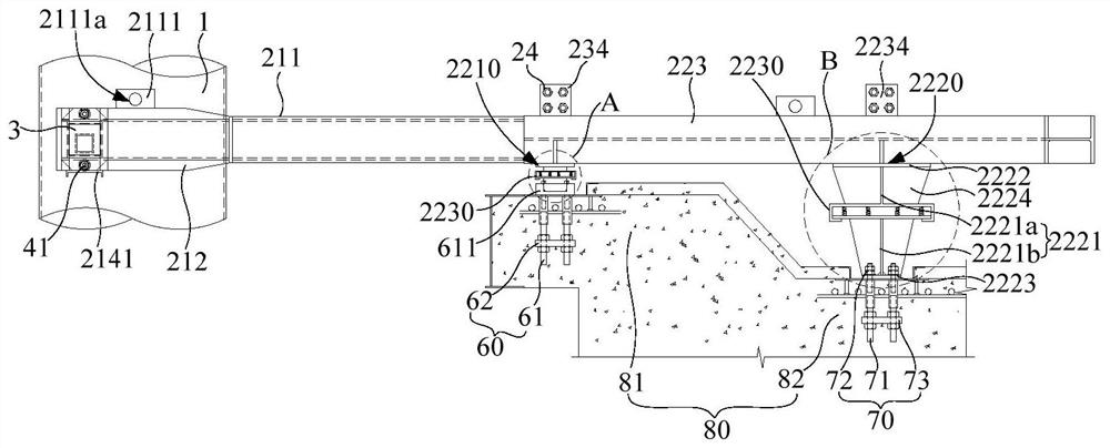 Immersed pipe immersion device capable of resisting water flow buoyancy