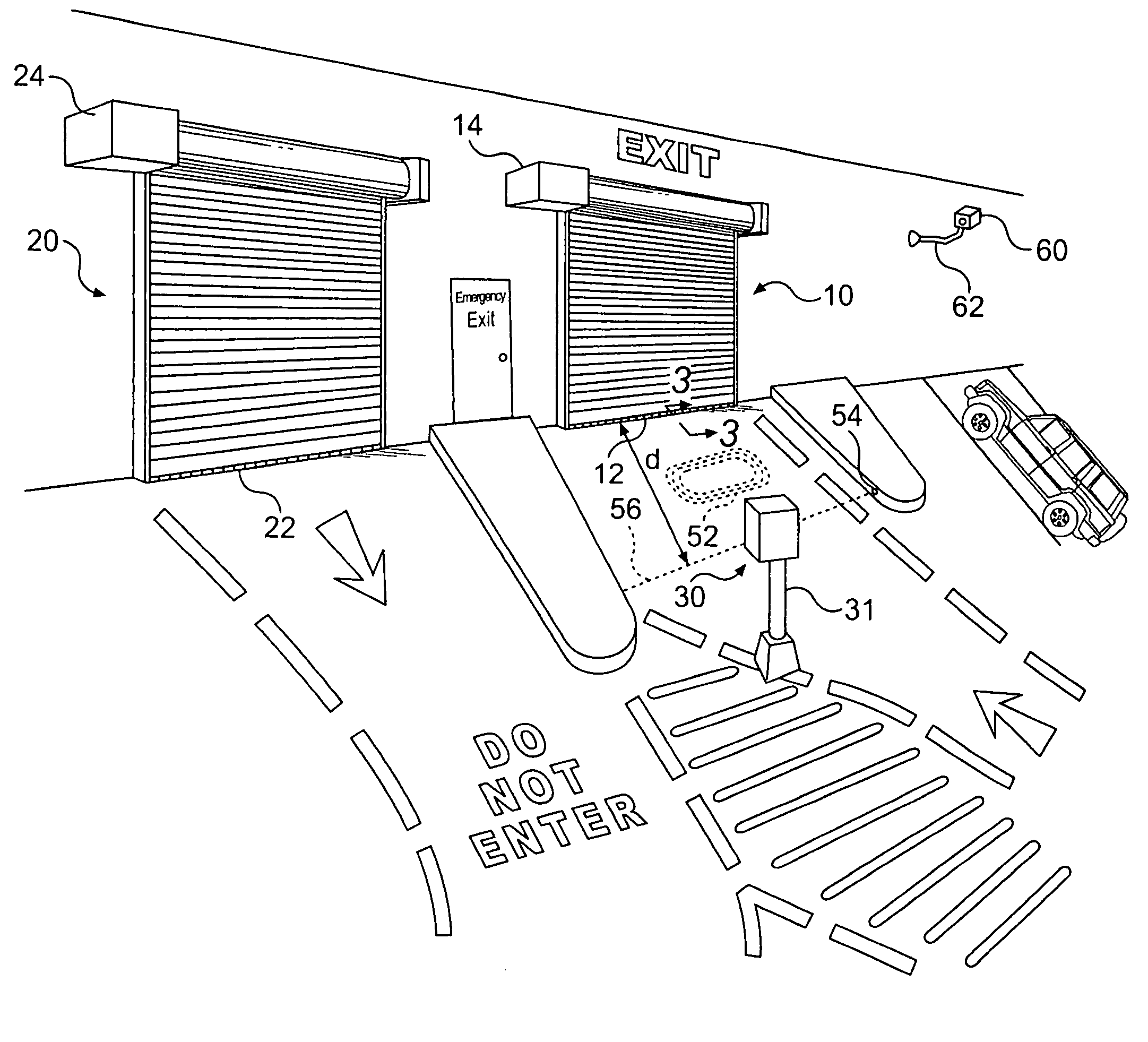 Parking barrier with accident event logging and self-diagnostic control system