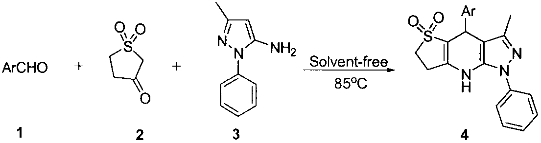 Synthetic method of pyrazolo[3,4-b]thieno[2,3-e]pyridine derivative