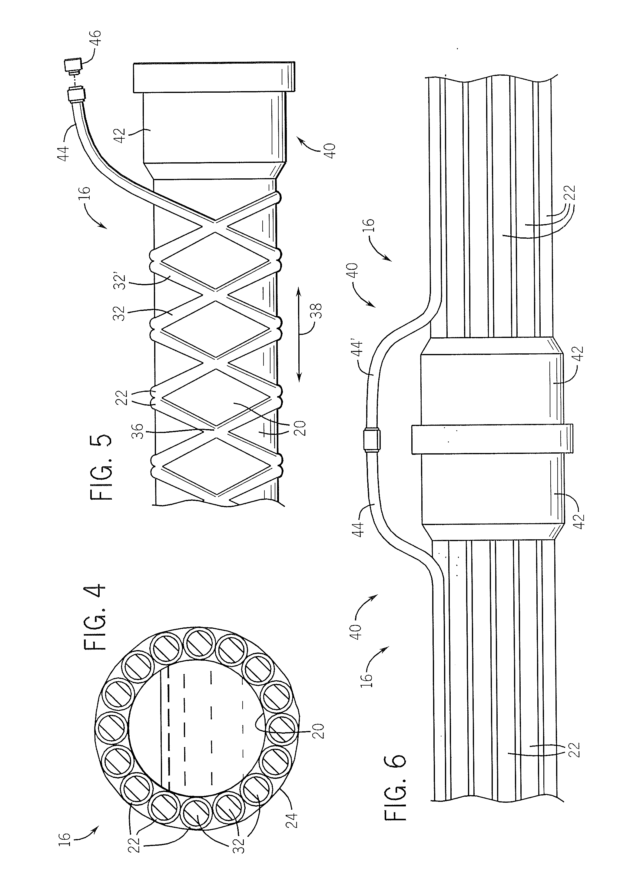 Irrigation system with inflatable suction hose