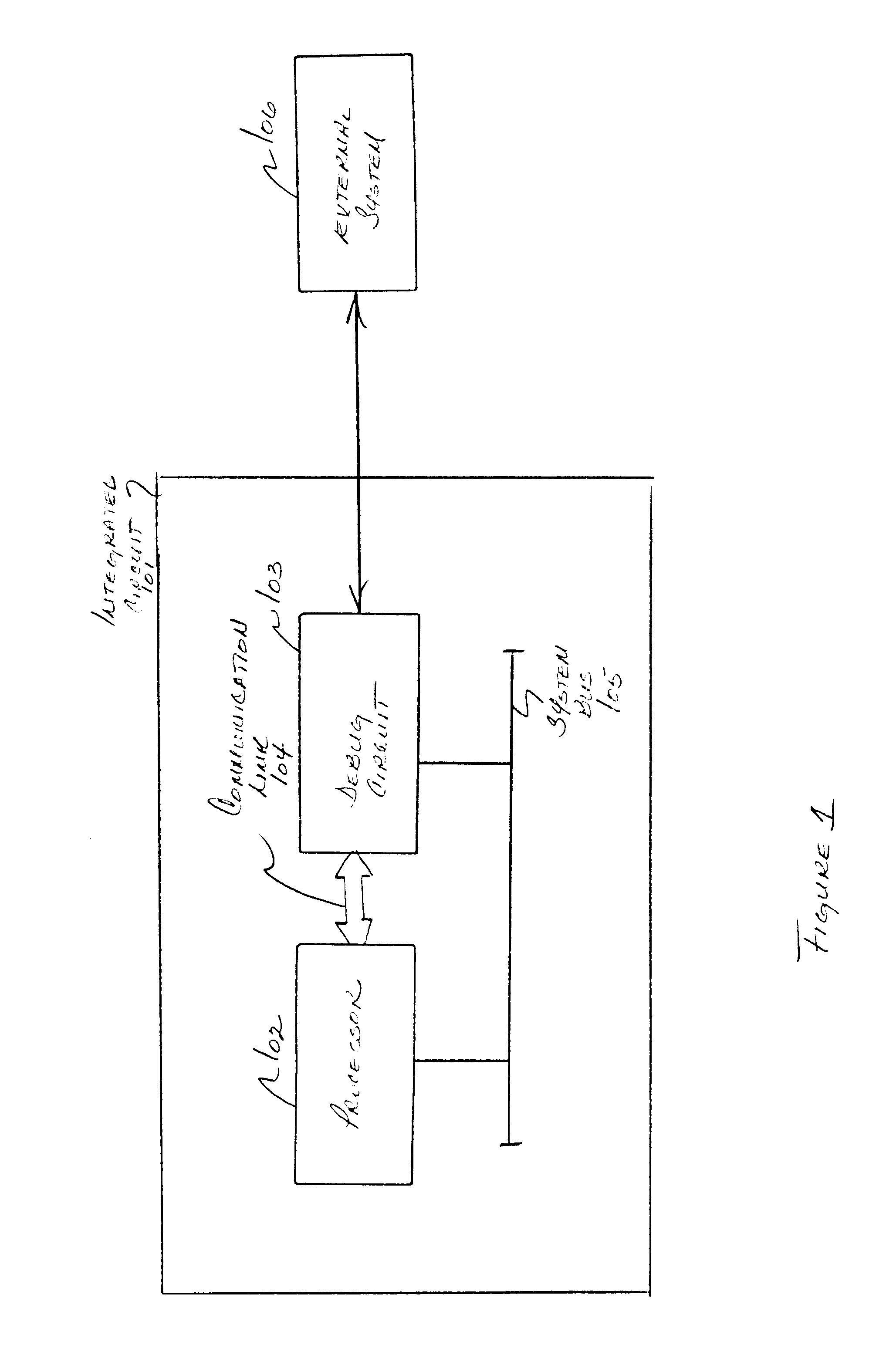 Circuit for processing trace information