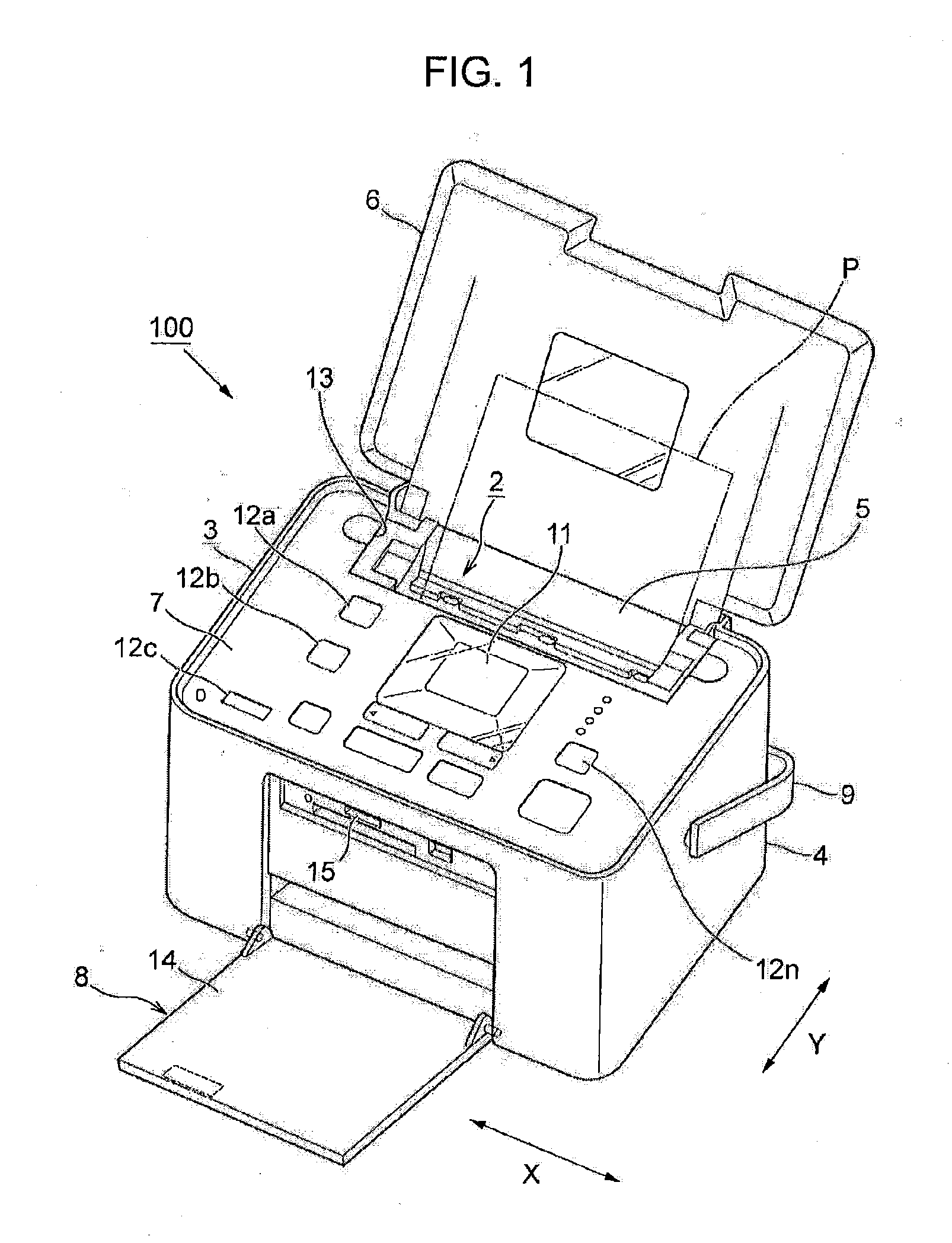 Fixing device of shield plate, recording apparatus and liquid ejecting apparatus