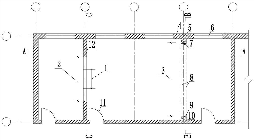 Existing masonry structure transformation construction method