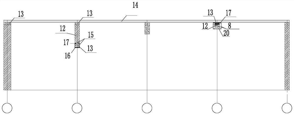 Existing masonry structure transformation construction method