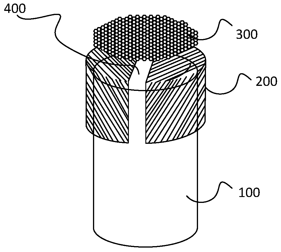 Optical fiber micro heater and preparation method thereof