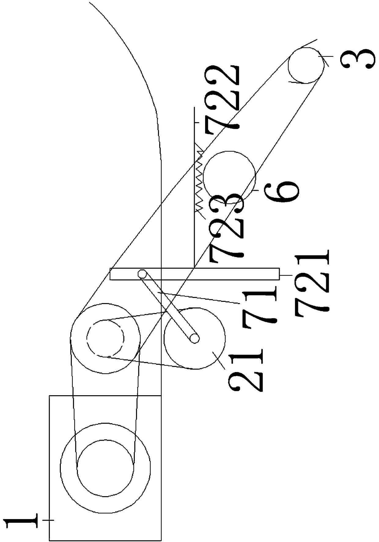 Single-wheel driving vehicle and pit digging mechanism