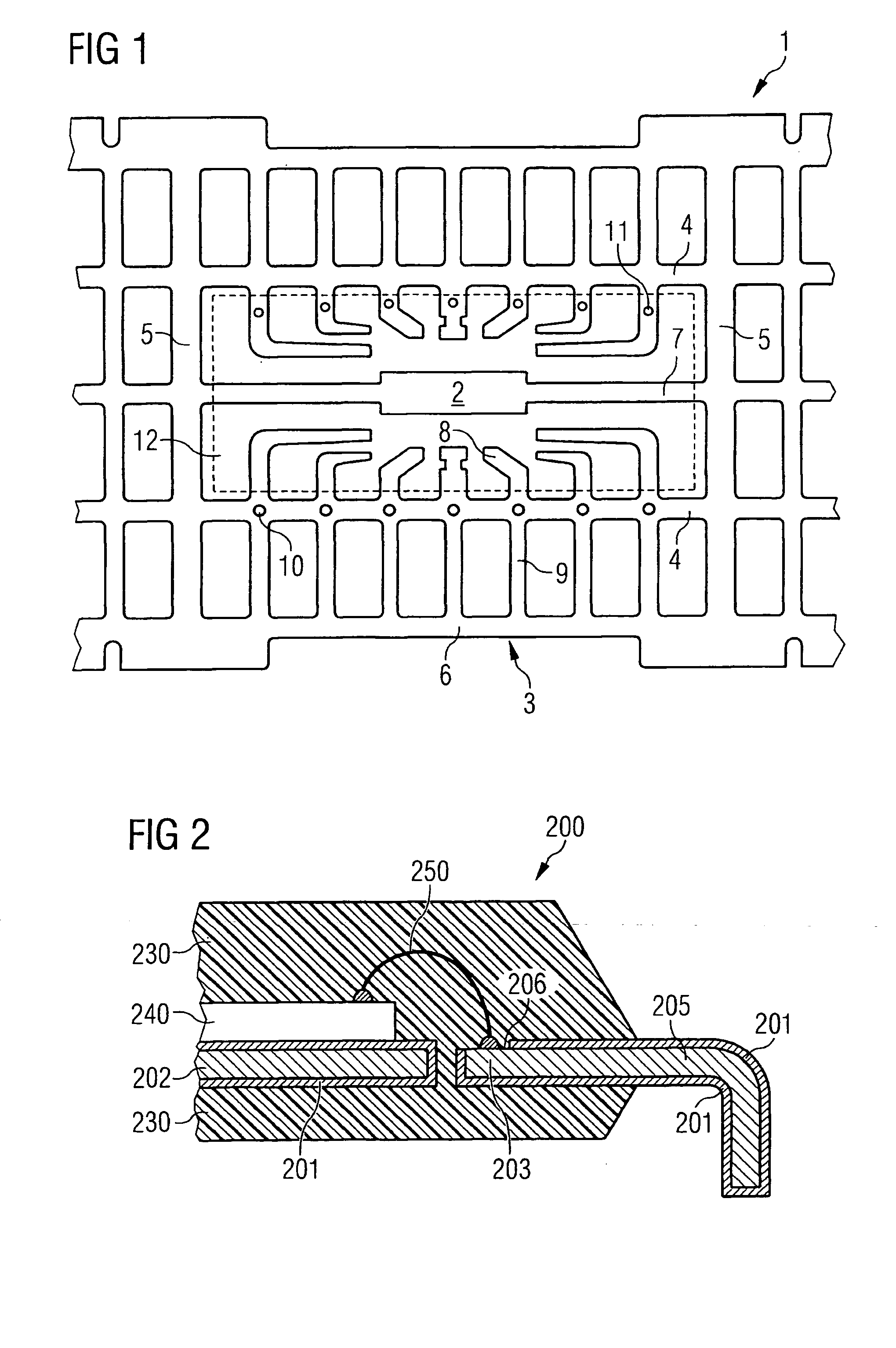 Leadframe for use in a semiconductor package