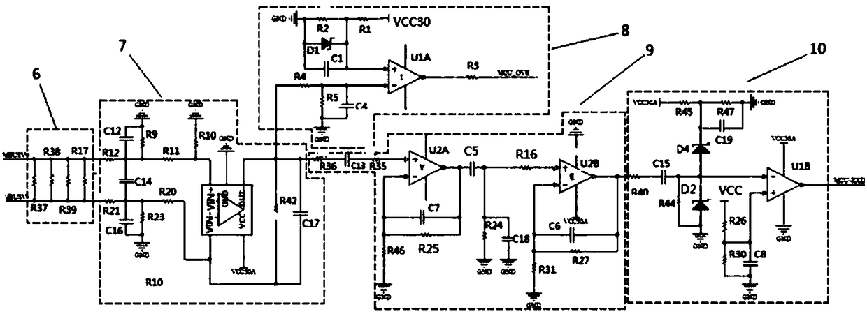 Large-power MBUS main controller circuit