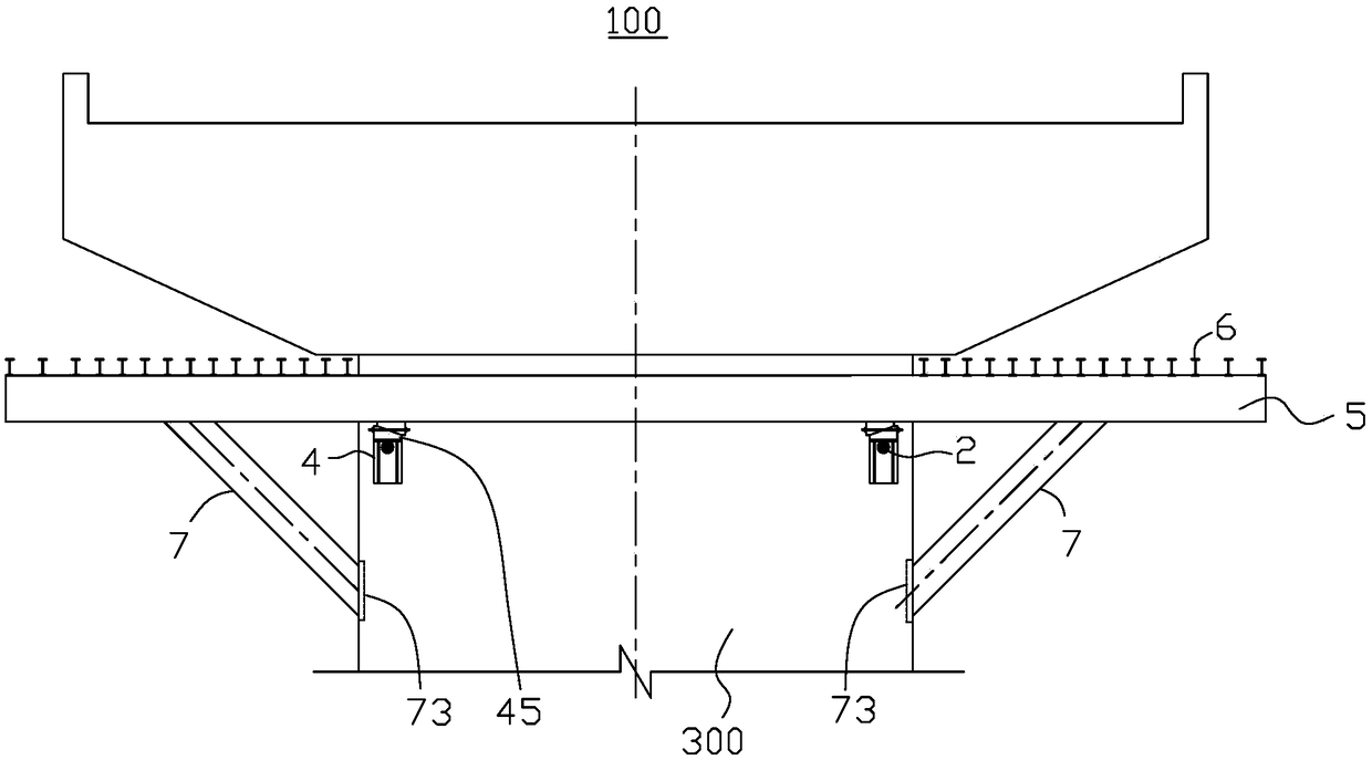 Construction method of T-shaped capping beam