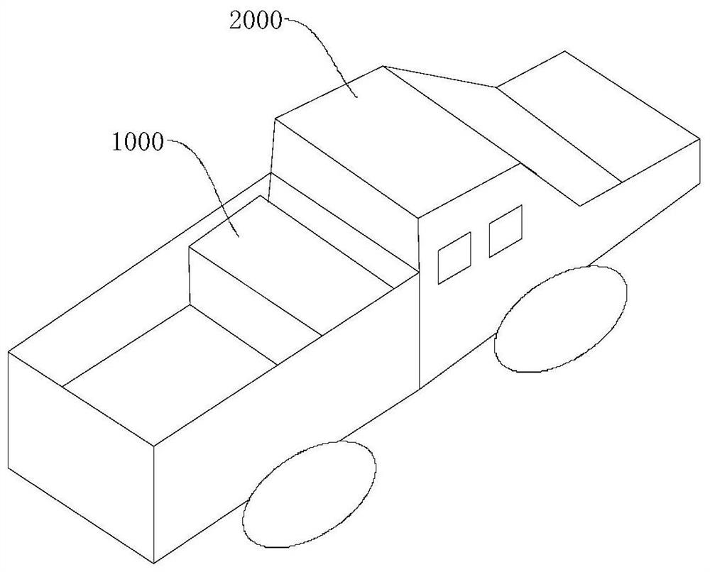 Vehicle-mounted solar power generation device and electric vehicle