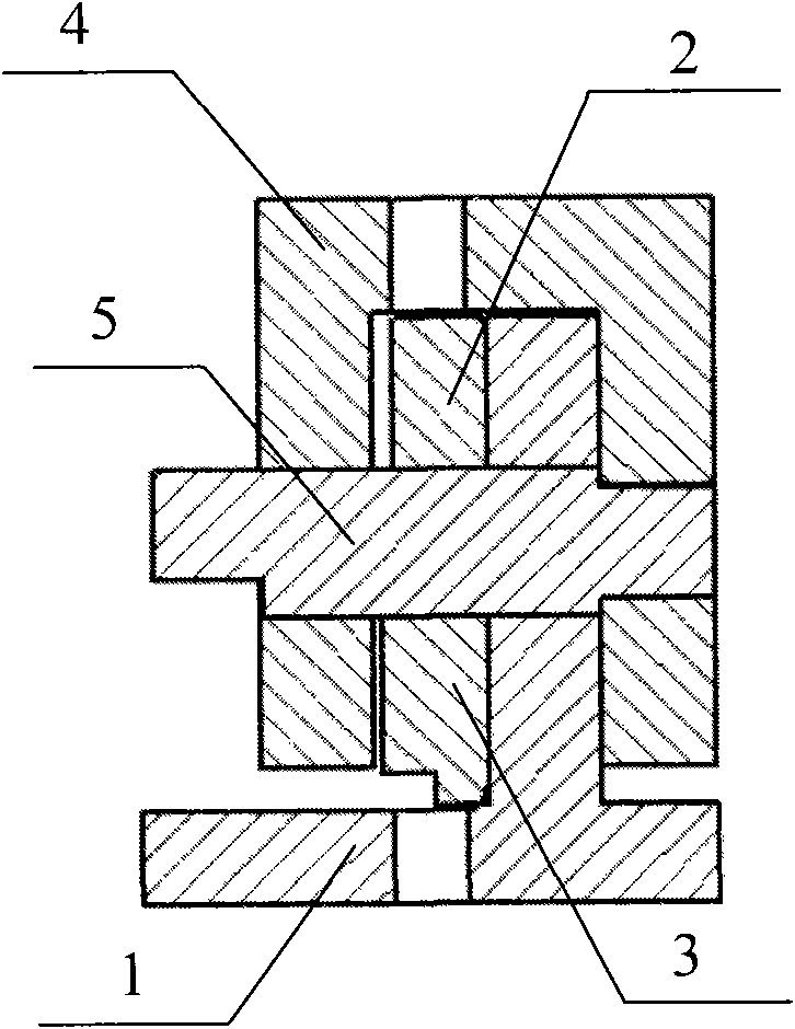 Spilt amounting type universal robot rotary joint and spilt amounting method thereof