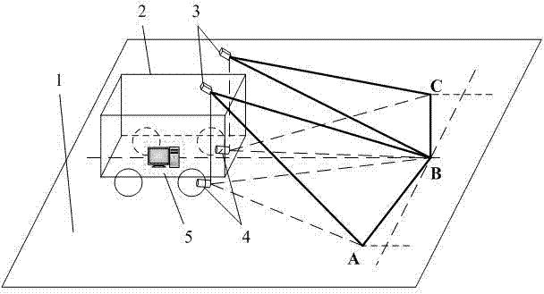Structural light-based airport runway foreign body detection system