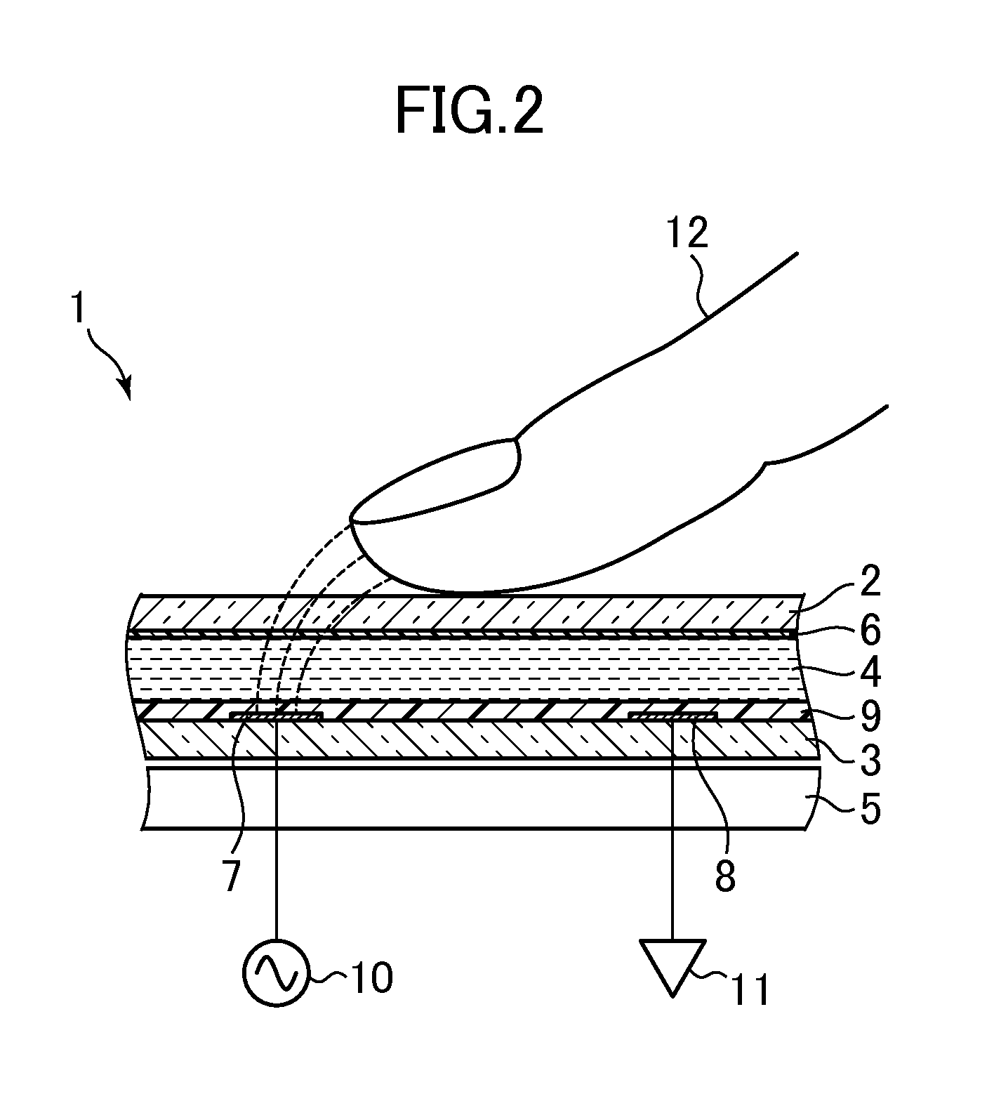 Embedded touch screen