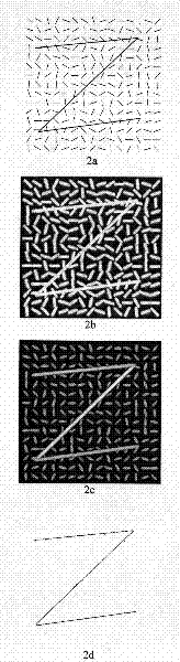 Method for detecting contour of image target object by simulated vision mechanism