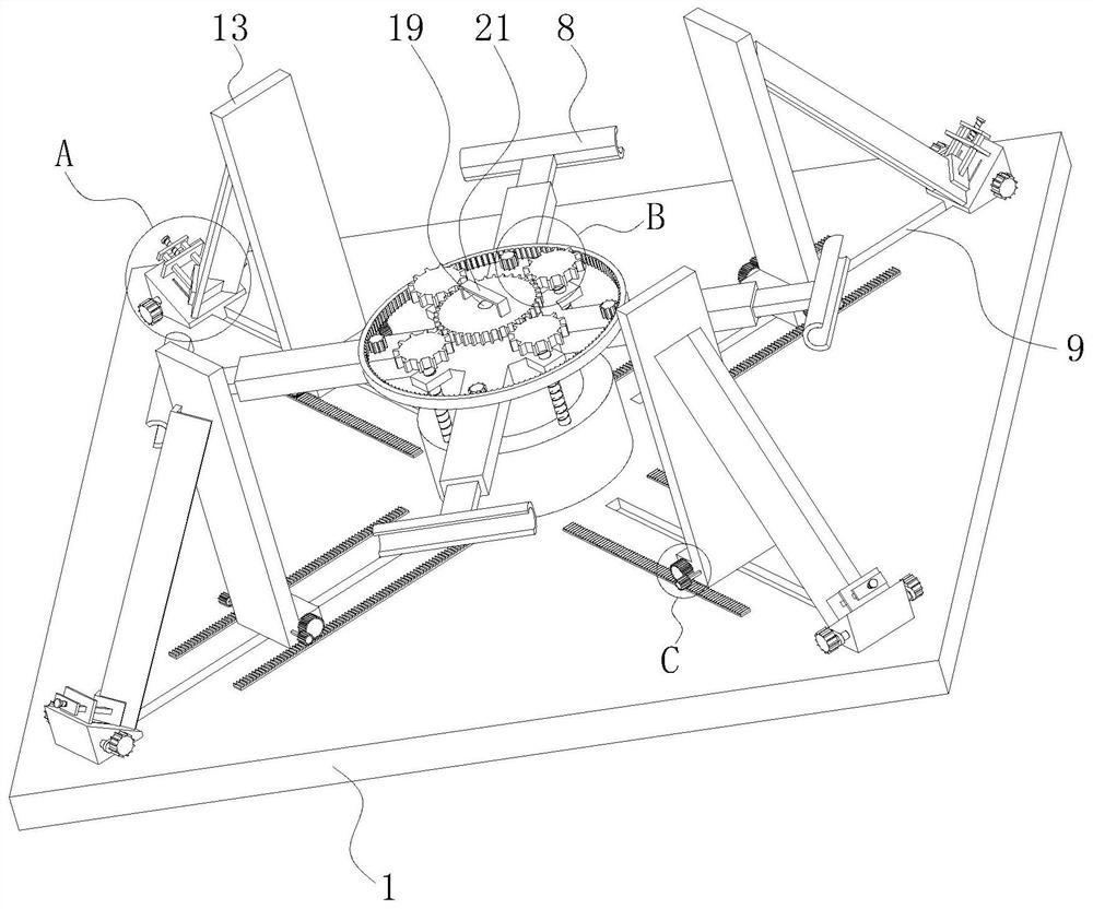 Manufacturing and machining method for communication iron tower building assembly type steel structure