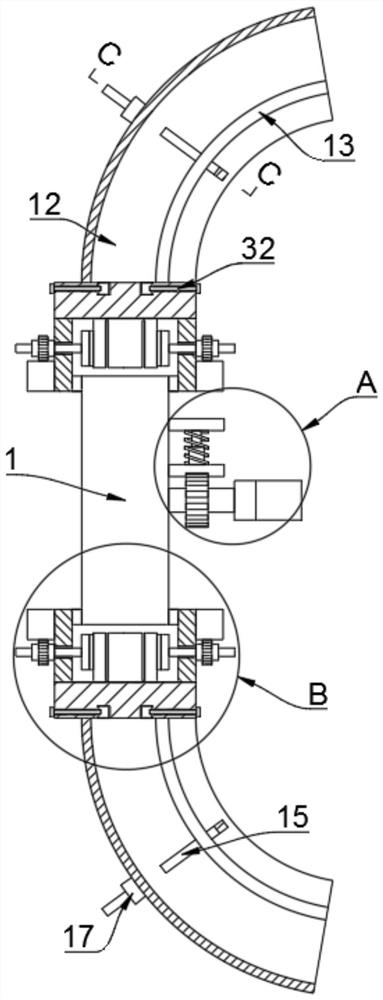 Clinical catheter traction device for kidney internal medicine