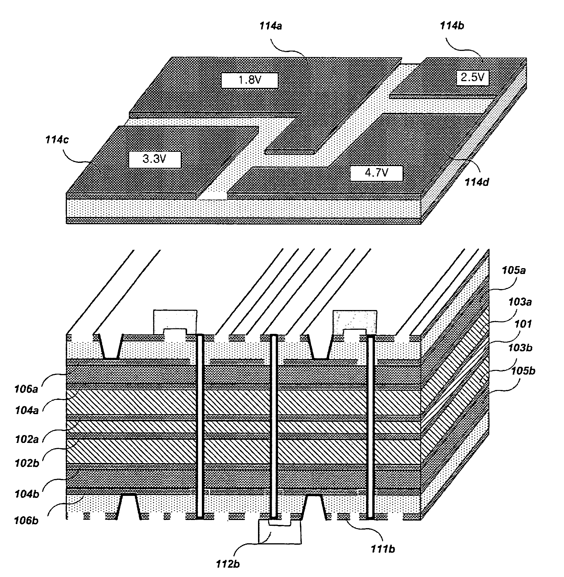 Printed circuit board with embedded capacitors and manufacturing method thereof
