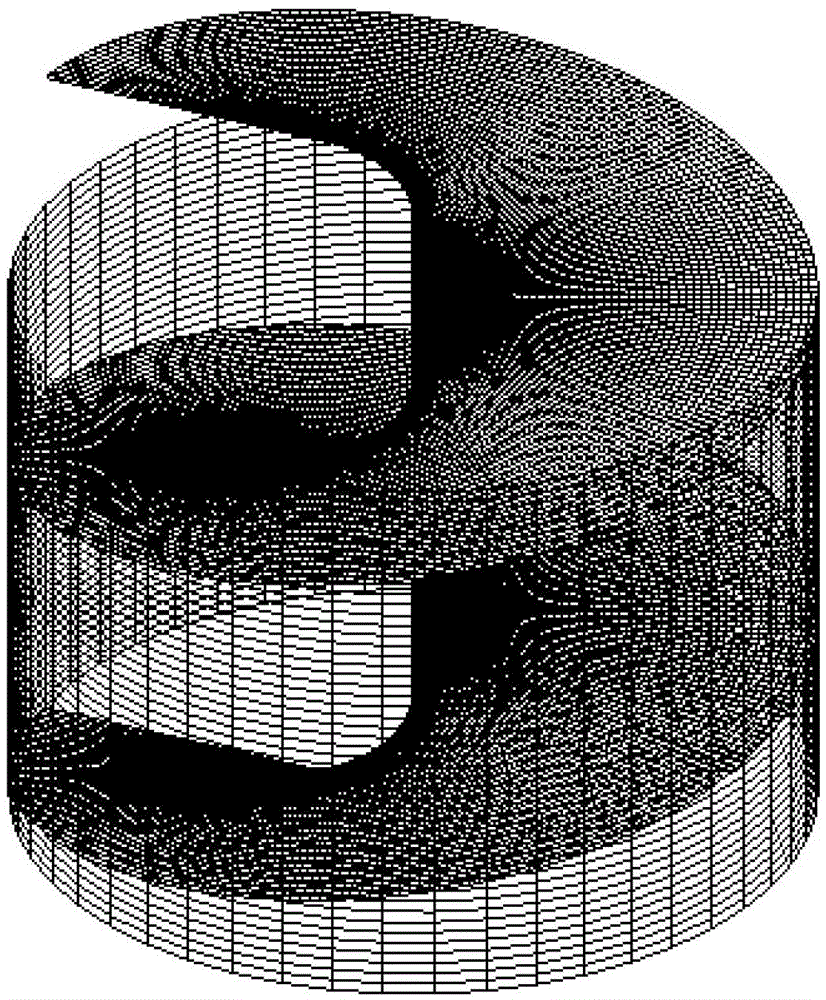 A spiral flow anti-sedimentation inverted U-shaped tube