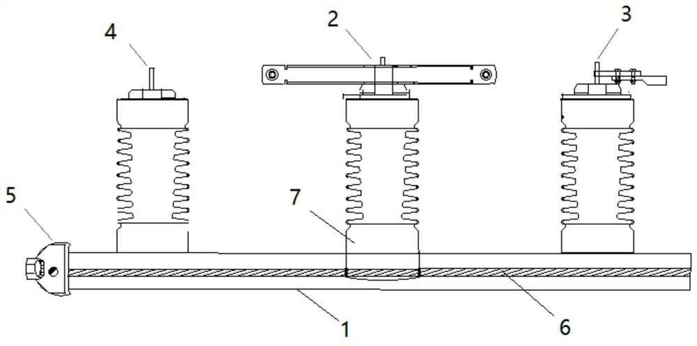 Electric operating device for 10kV isolating switch