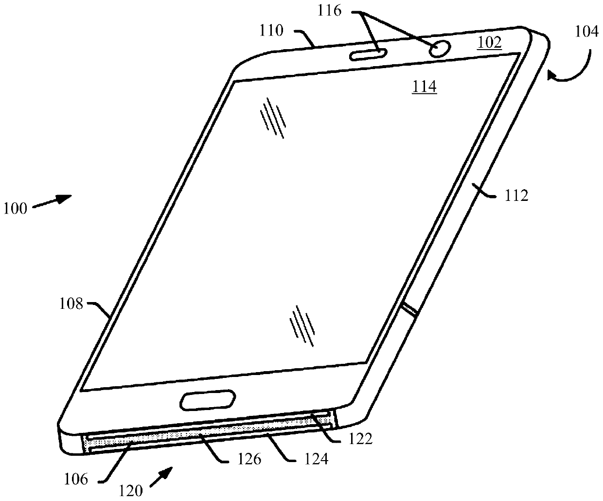 Bifurcated multi-mode ring antenna for a wireless communication device