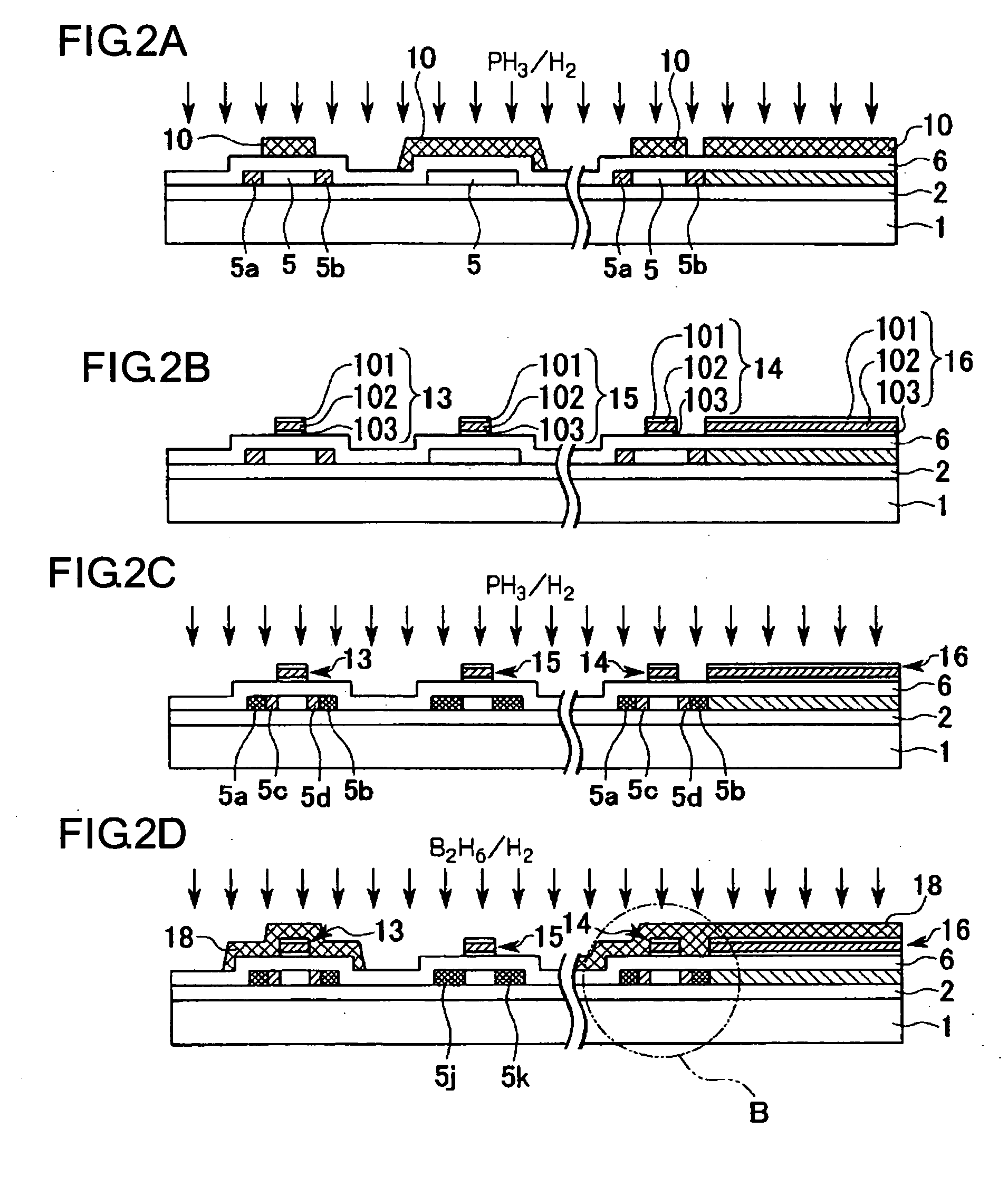 Thin film semiconductor element and method of manufacturing the same