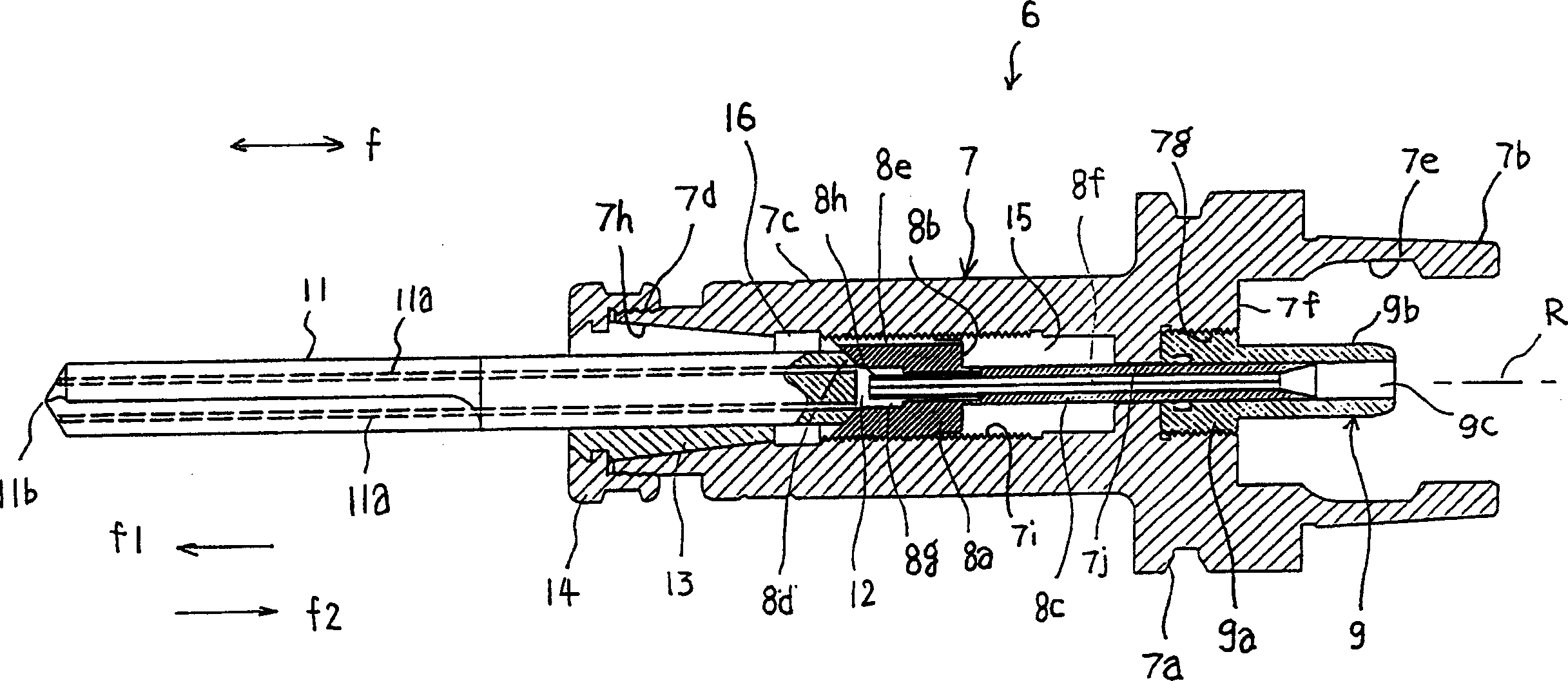 Tool holder of machine tool