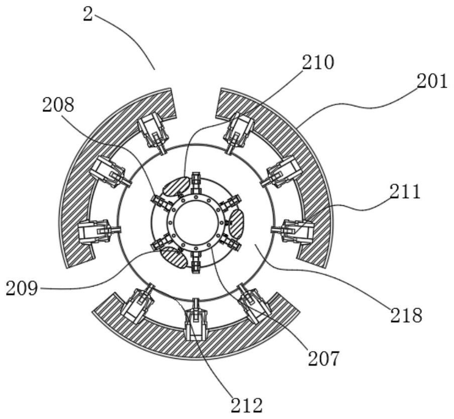 A spraying device for medium-sized bus motor castings