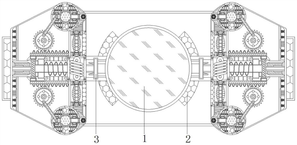 Collision self-protection reset auxiliary device for image recognition industrial vision camera