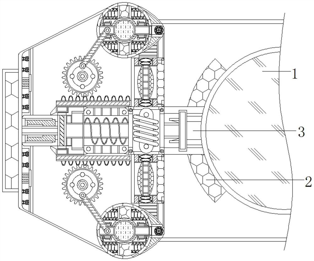 Collision self-protection reset auxiliary device for image recognition industrial vision camera