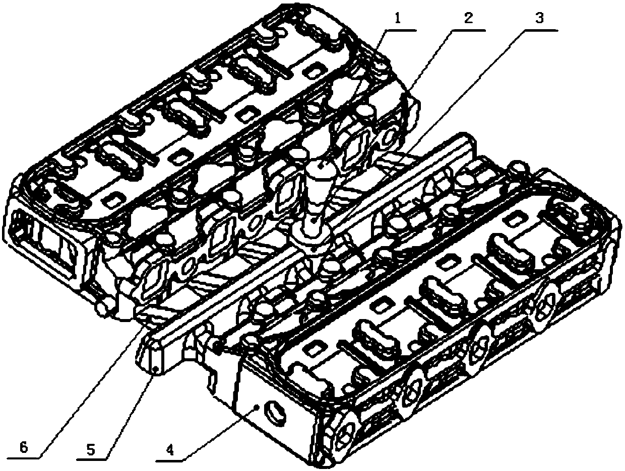 A method for forming a cylinder head