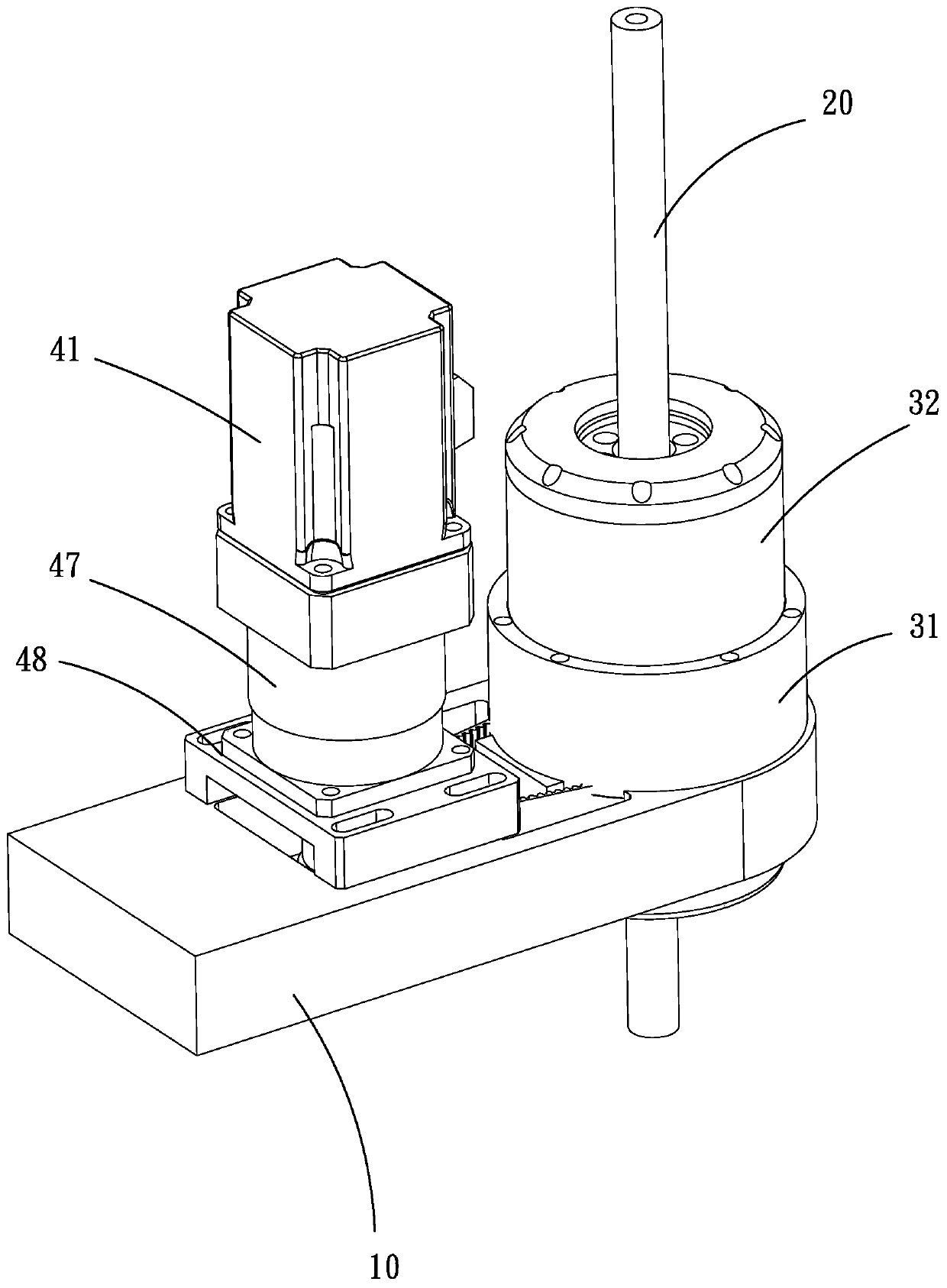 Third-shaft and fourth-shaft joint structure of SCARA robot and SCARA robot