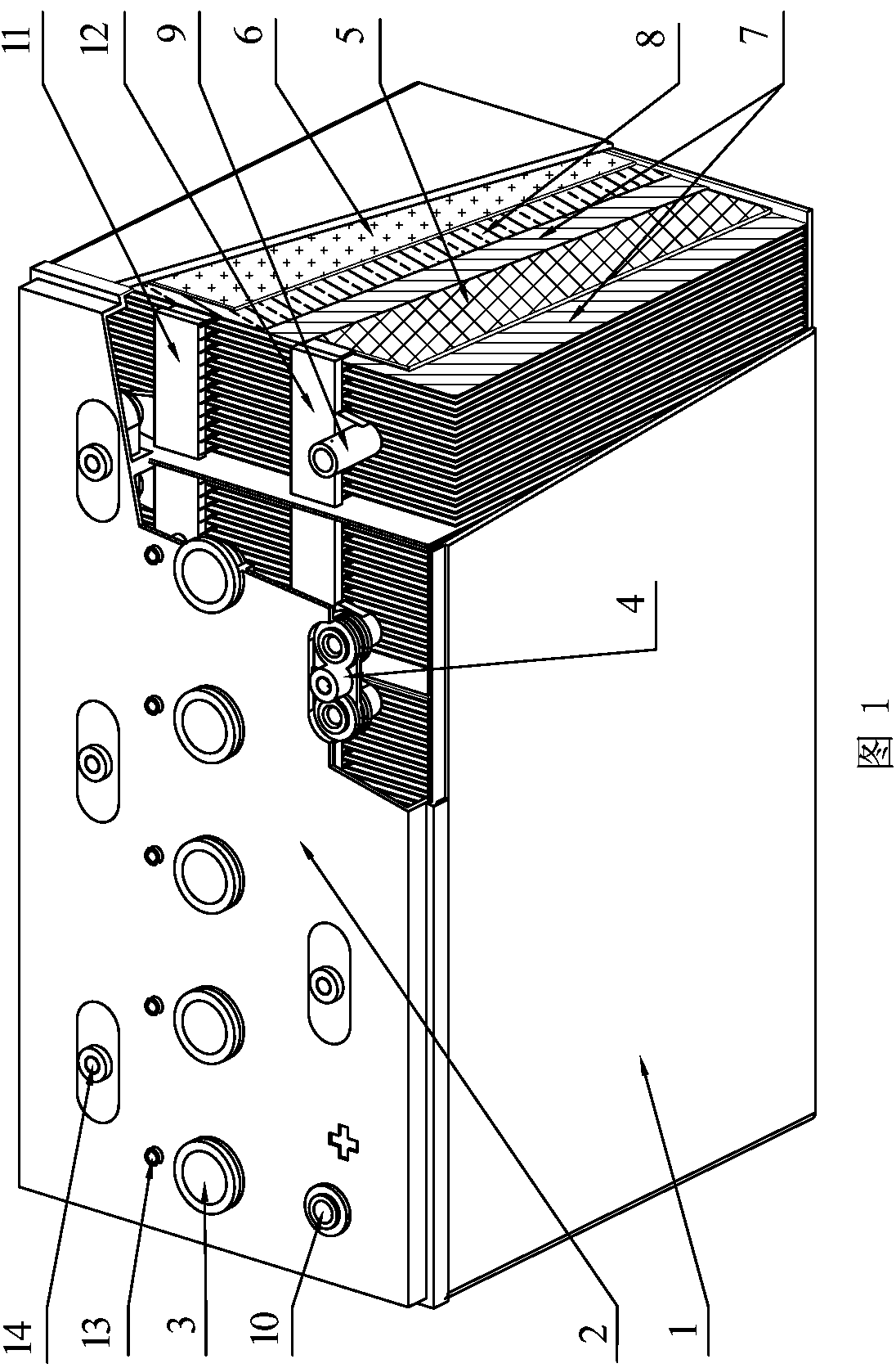 Exhaust type acid and flame resistant lead acid storage battery used for electric road vehicles