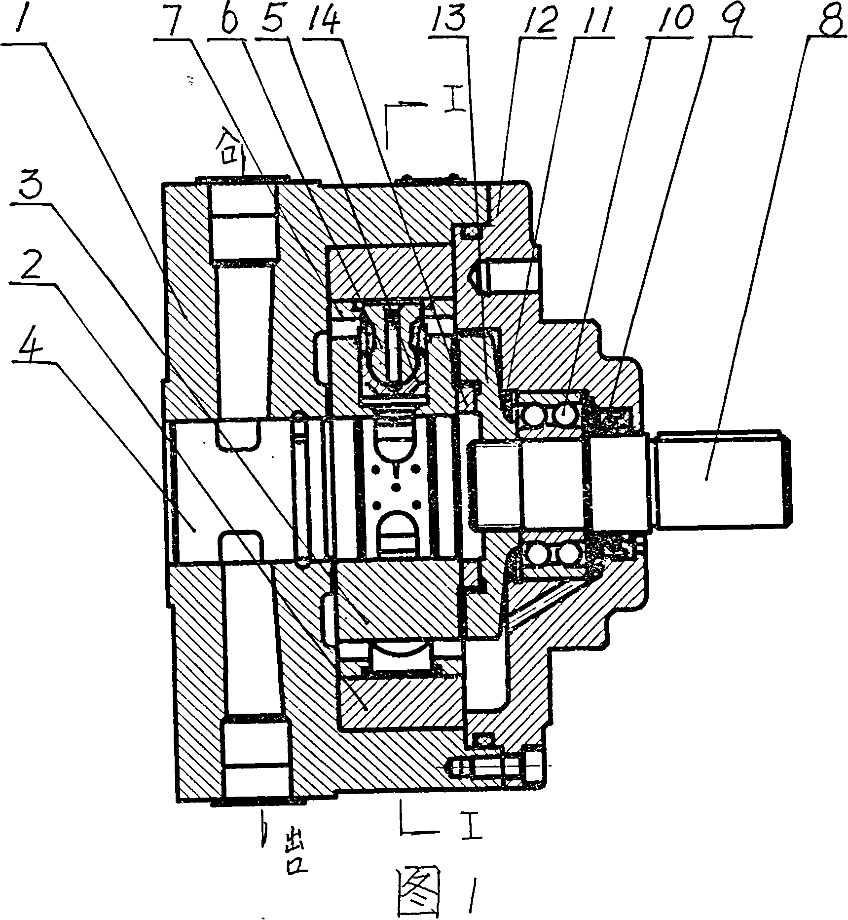 Constant-pressure variable radial-plunger pump