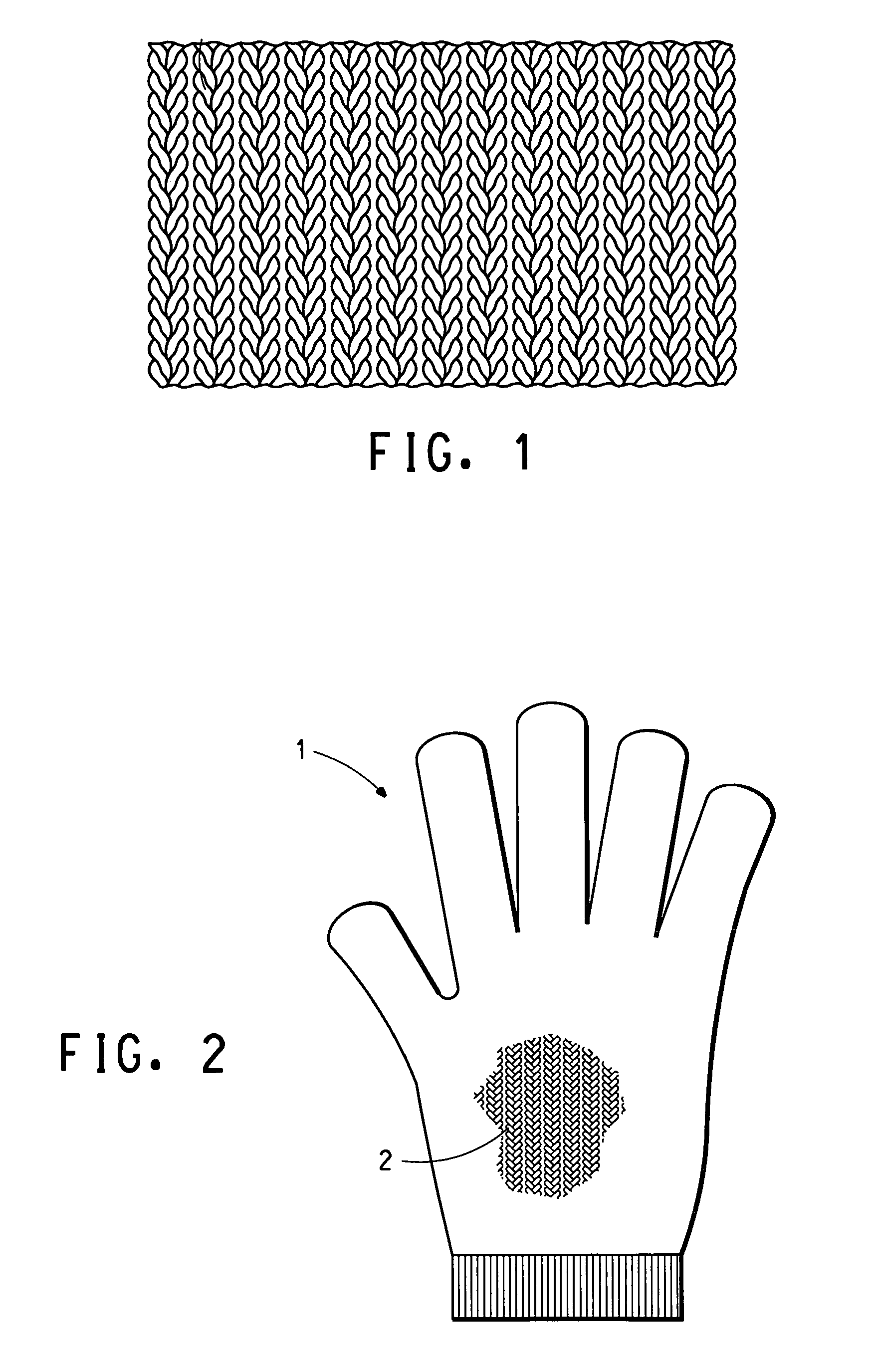 Stain masking cut resistant gloves and processes for making same